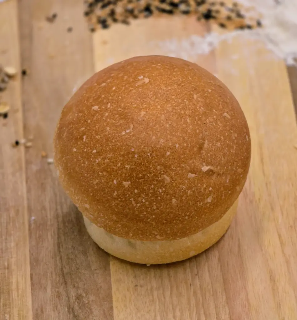 White Mini Burger Plain (Pack of 12)