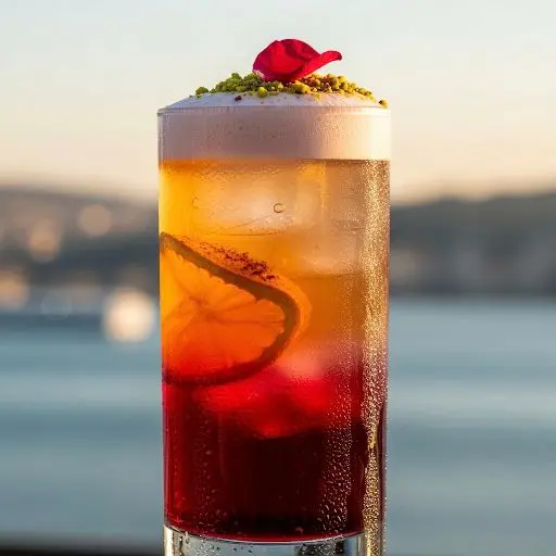 Layered Istanbul Cocktail (Cold) كوكتيل اسطنبول (بارد)